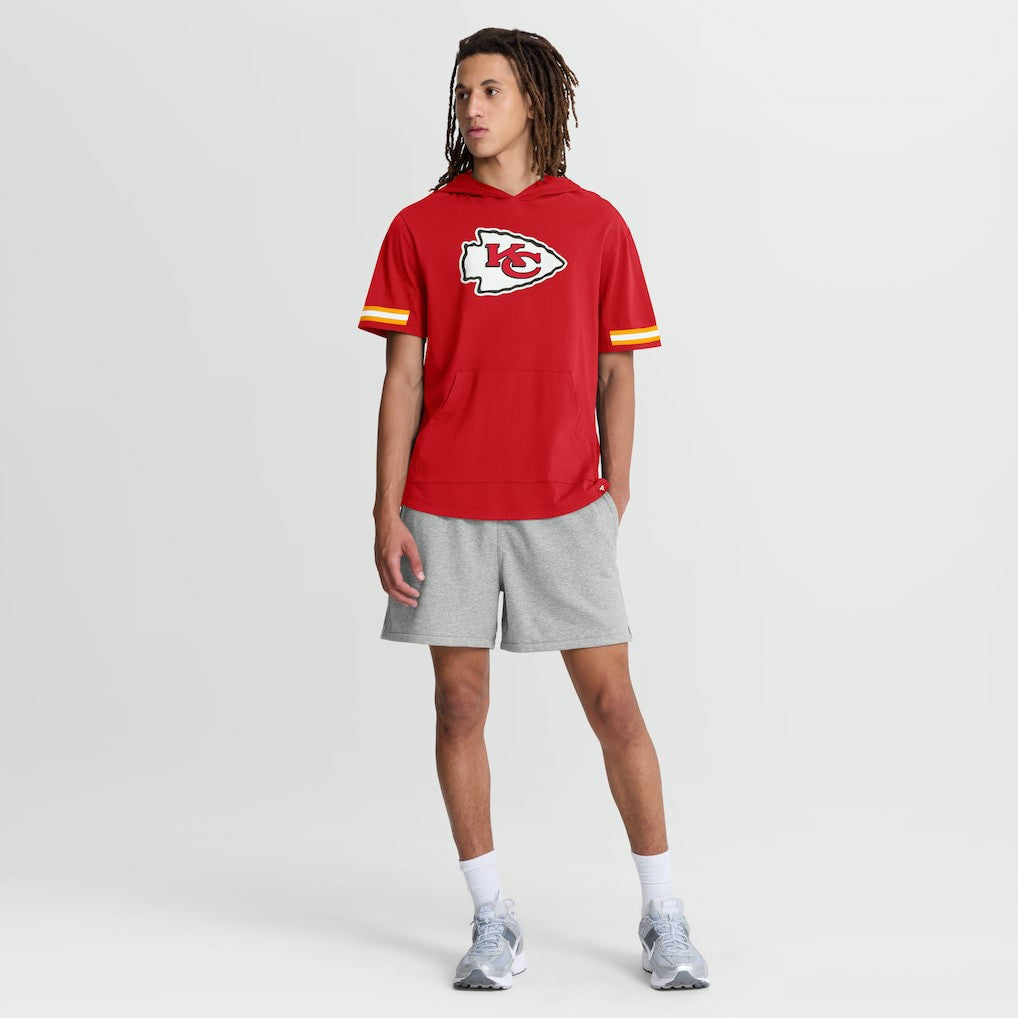 Kansas City Chiefs Fanatics Optimal Play Short Sleeve Hooded T-Shirt