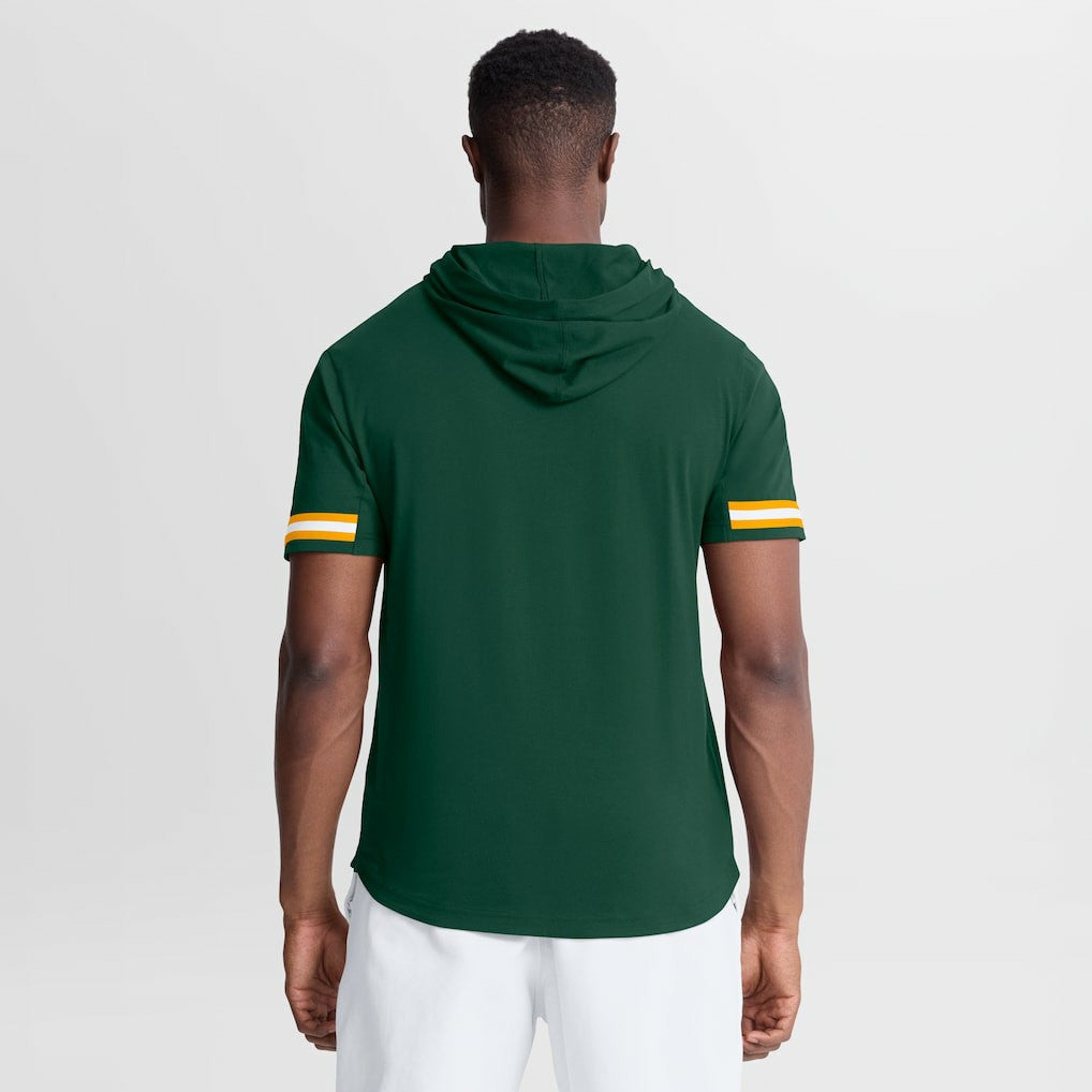 Green Bay Packers Fanatics Optimal Play Short Sleeve Hooded T-Shirt