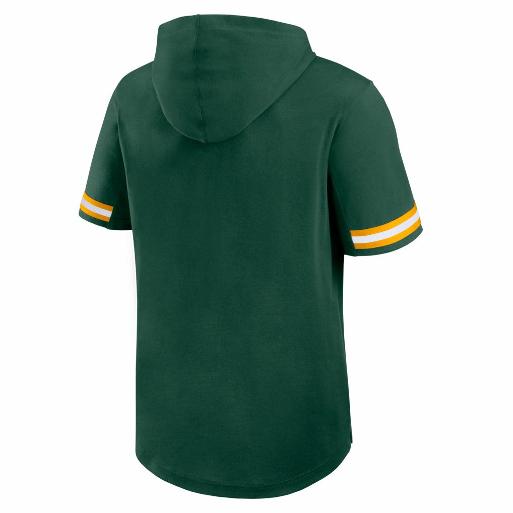 Green Bay Packers Fanatics Optimal Play Short Sleeve Hooded T-Shirt