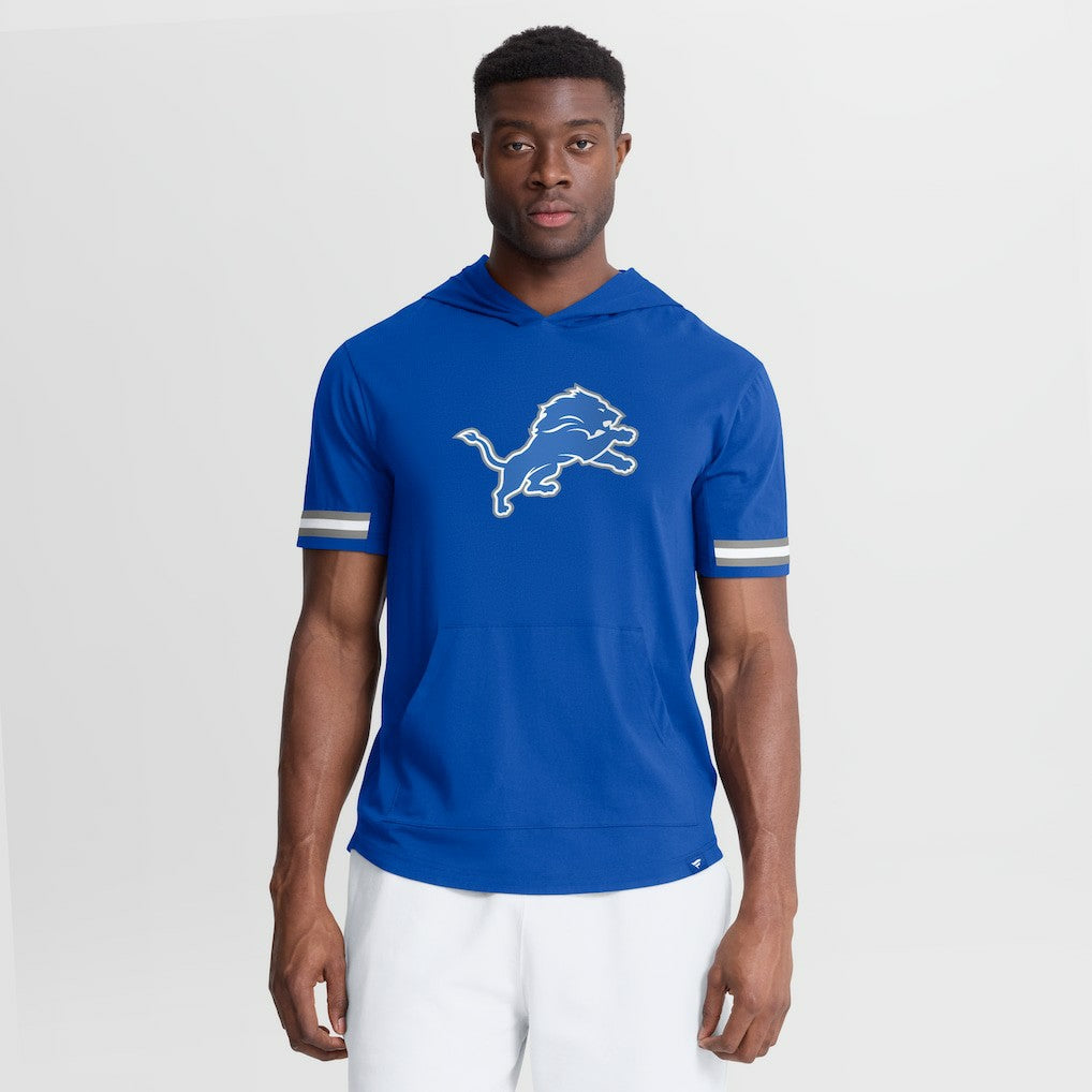 Detroit Lions Fanatics Optimal Play Short Sleeve Hooded T-Shirt