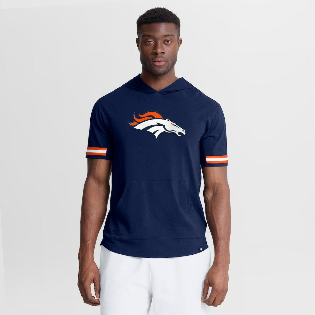 Denver Broncos Fanatics Optimal Play Short Sleeve Hooded T-Shirt