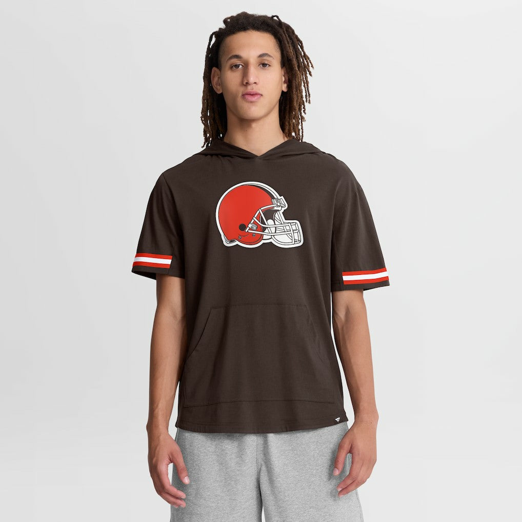 Cleveland Browns Fanatics Optimal Play Short Sleeve Hooded T-Shirt