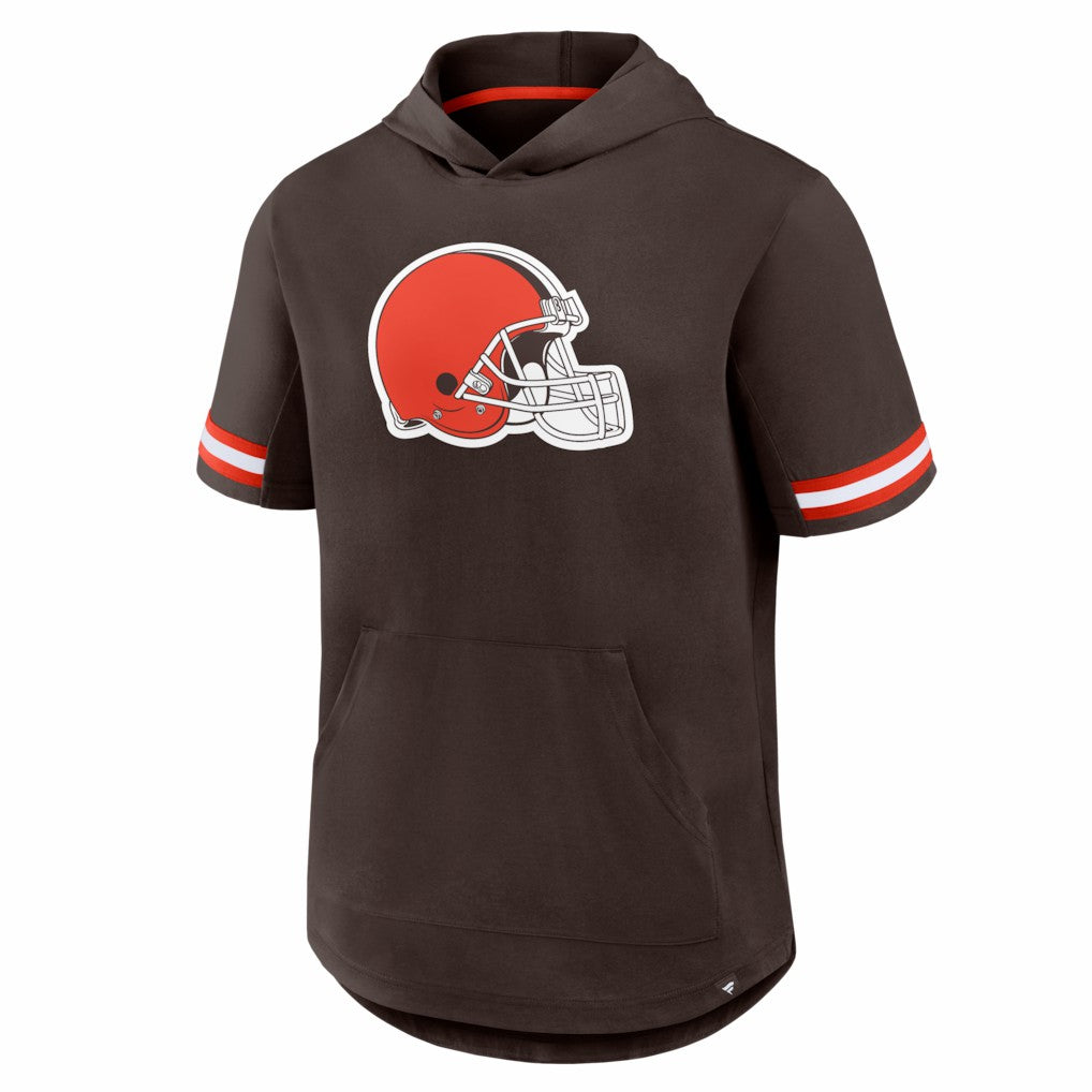 Cleveland Browns Fanatics Optimal Play Short Sleeve Hooded T-Shirt