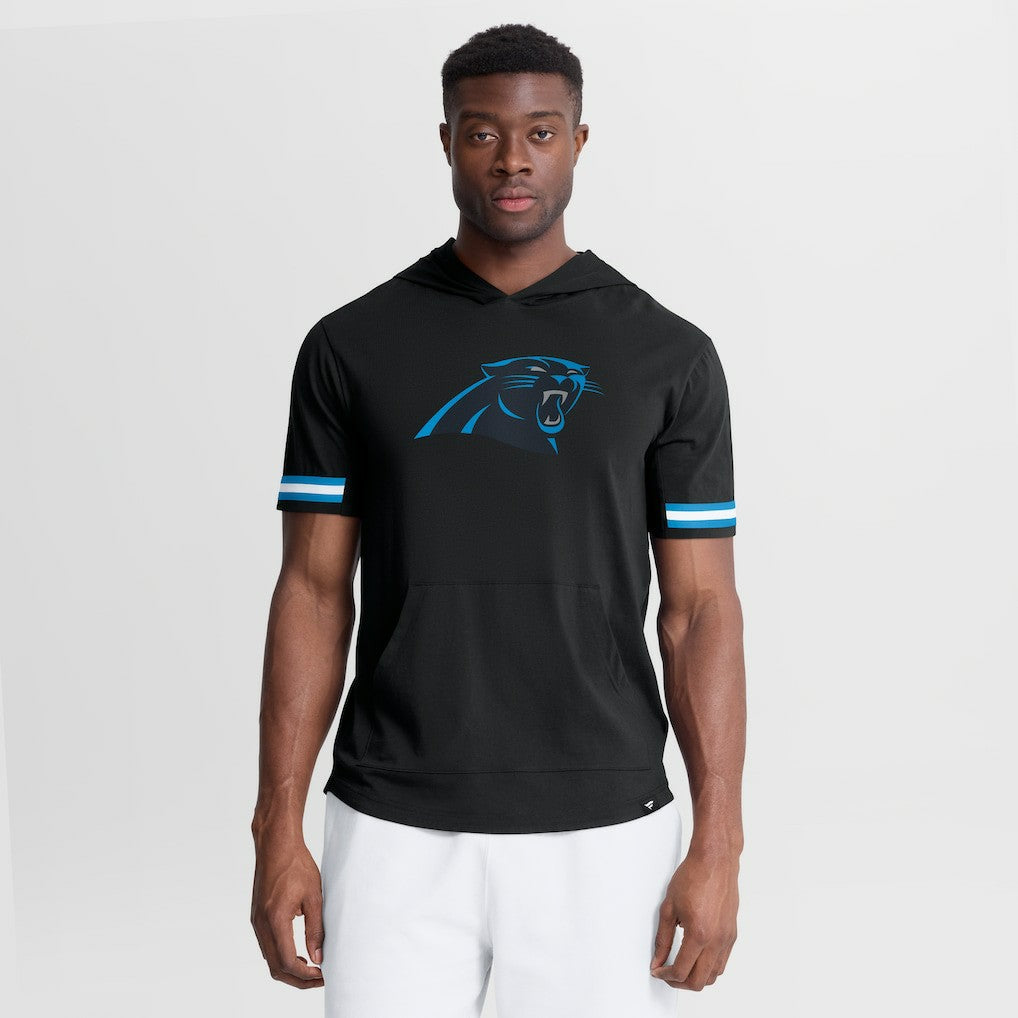 Carolina Panthers Fanatics Optimal Play Short Sleeve Hooded T-Shirt