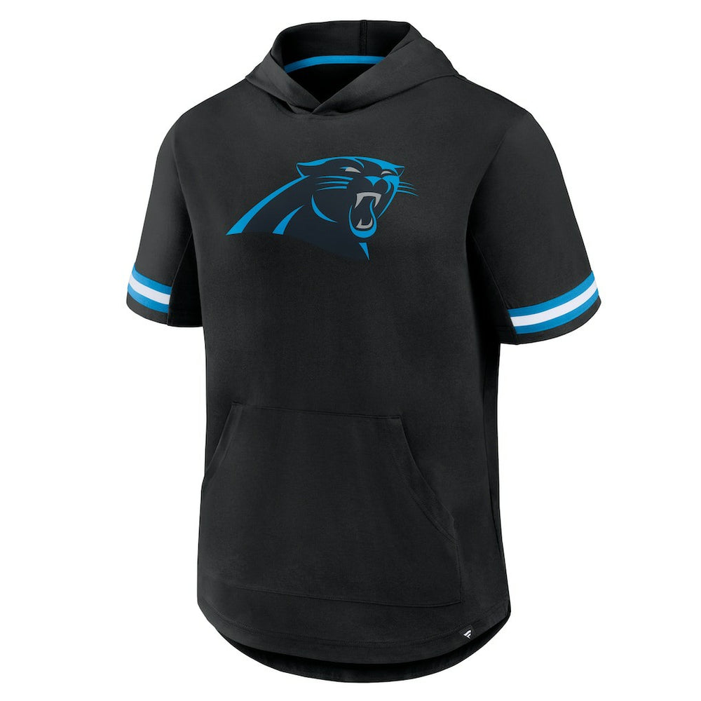 Carolina Panthers Fanatics Optimal Play Short Sleeve Hooded T-Shirt