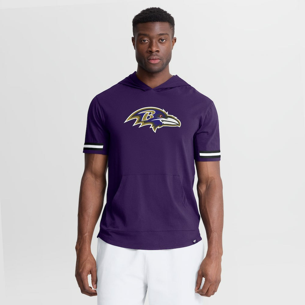 Baltimore Ravens Fanatics Optimal Play Short Sleeve Hooded T-Shirt
