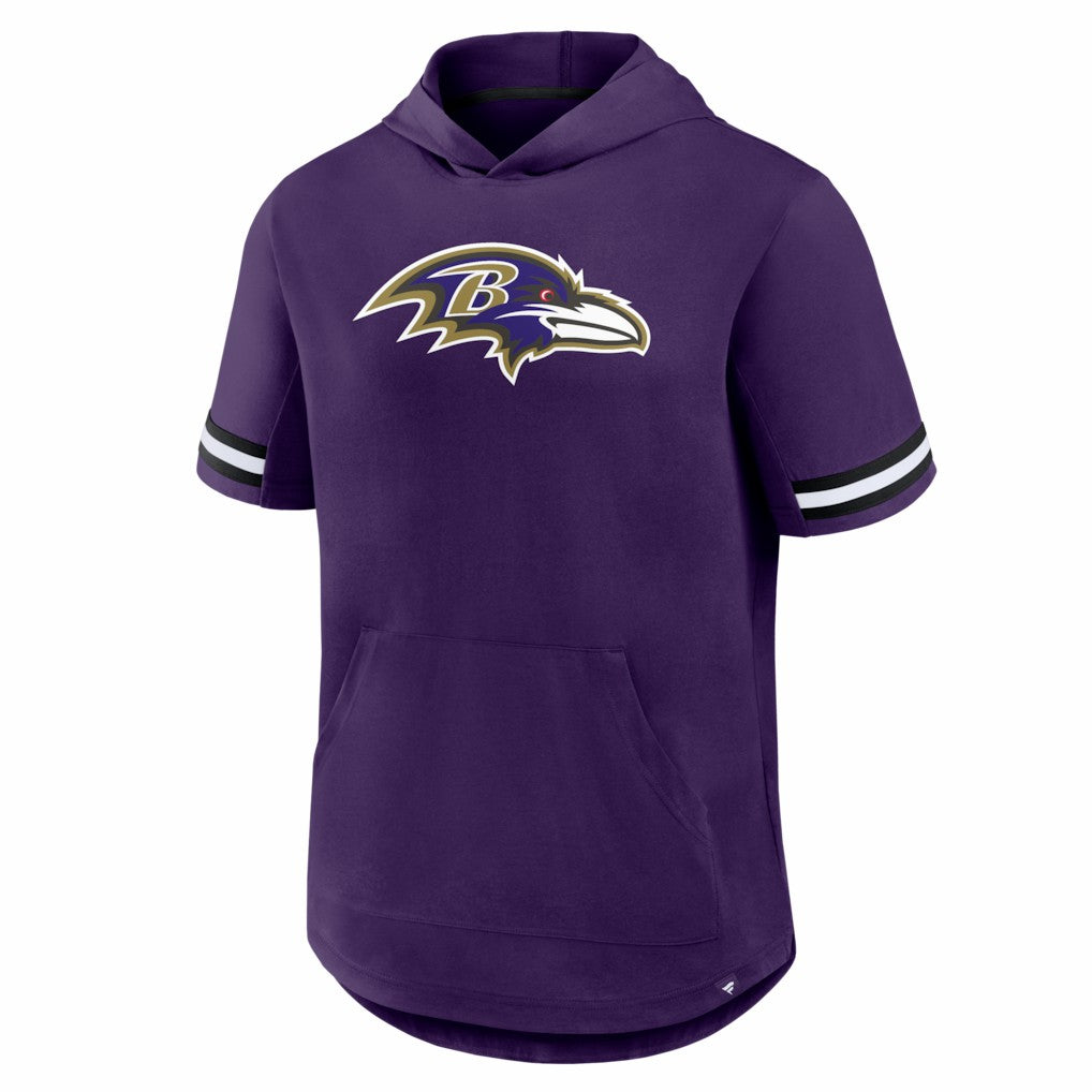 Baltimore Ravens Fanatics Optimal Play Short Sleeve Hooded T-Shirt