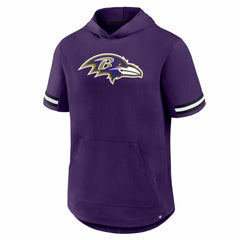 Baltimore Ravens Fanatics Optimal Play Short Sleeve Hooded T-Shirt