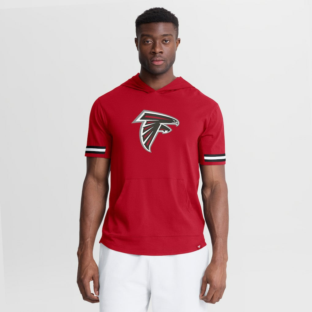 Atlanta Falcons Fanatics Optimal Play Short Sleeve Hooded T-Shirt