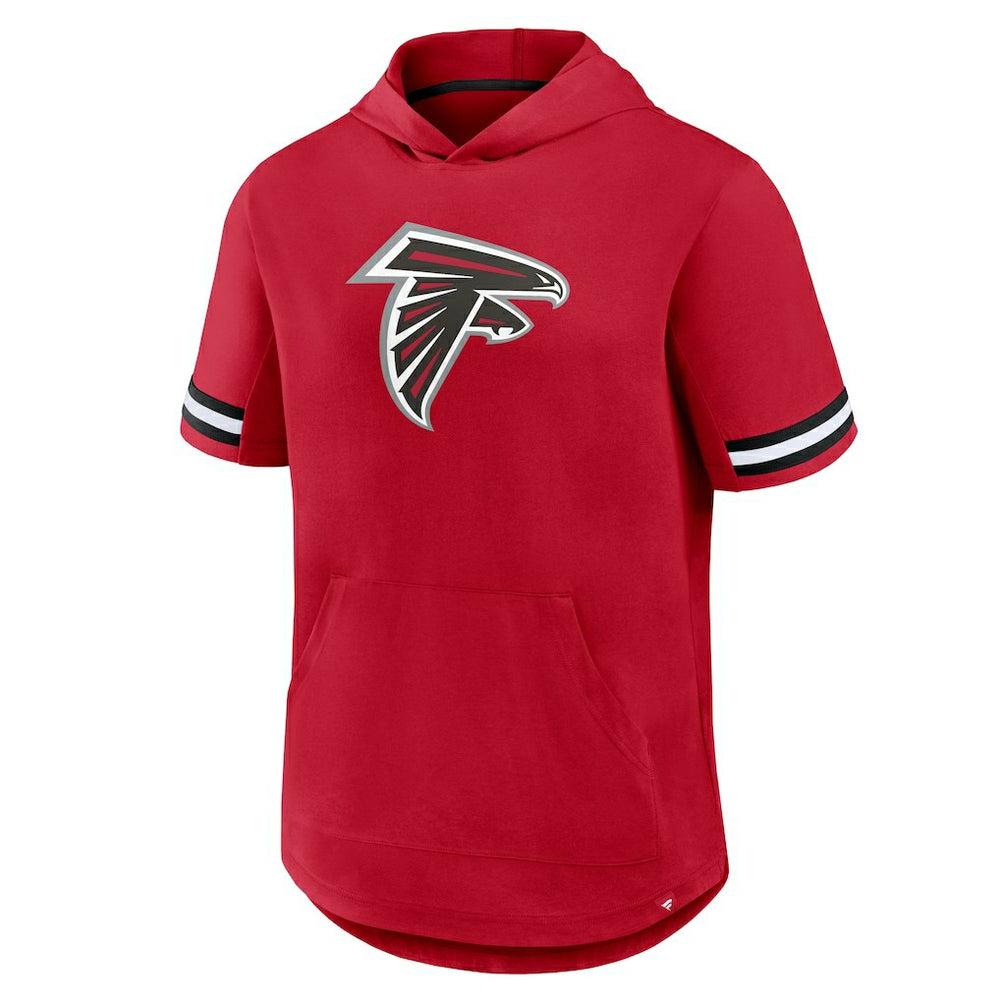 Atlanta Falcons Fanatics Optimal Play Short Sleeve Hooded T-Shirt