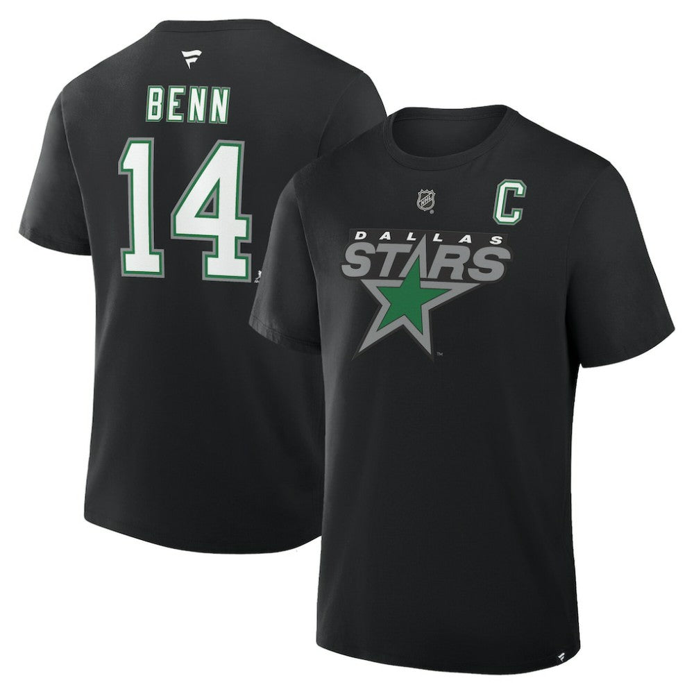 Jamie Benn Dallas Stars Fanatics Authentic Stack Name & Number T-Shirt On Sale