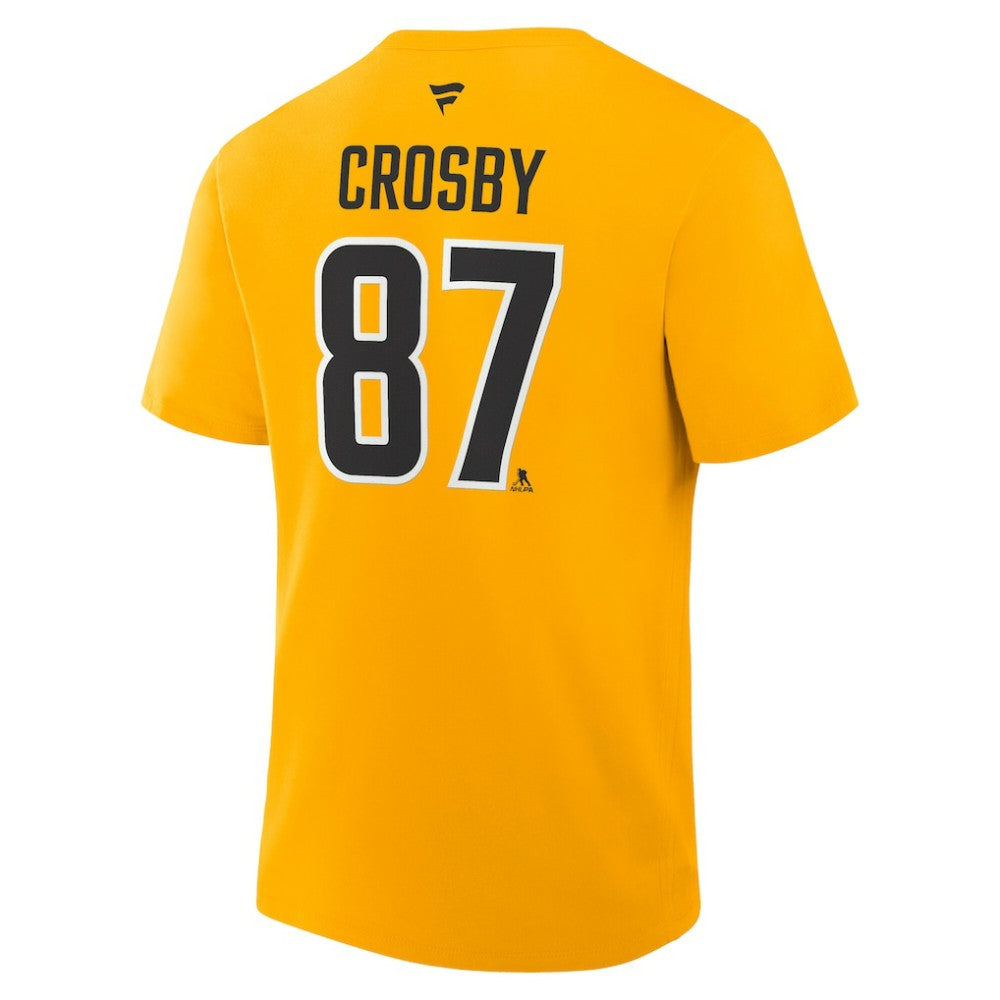Sidney Crosby Pittsburgh Penguins Fanatics Authentic Stack Name & Number T-Shirt For Sale