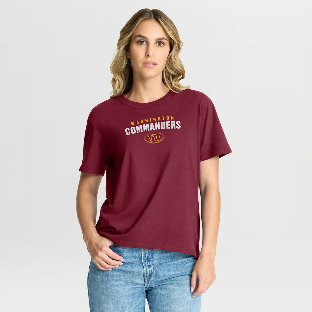 Washington Commanders Fanatics Women's Fade Legacy T-Shirt