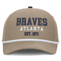 Atlanta Braves Nike Father's Day Rope Rise Adjustable Hat | MLB Discount