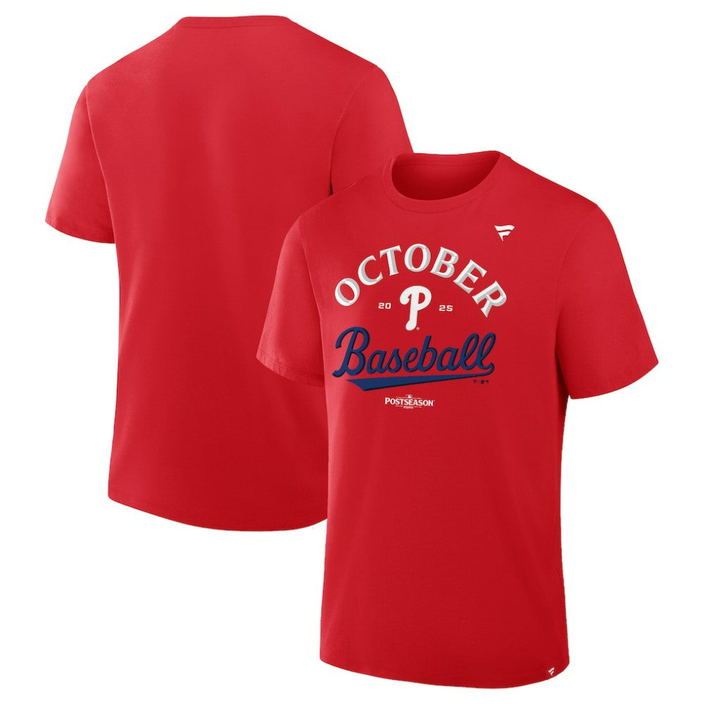 Philadelphia Phillies Fanatics 2025 MLB Postseason Locker Room T-Shirt | MLB Sale