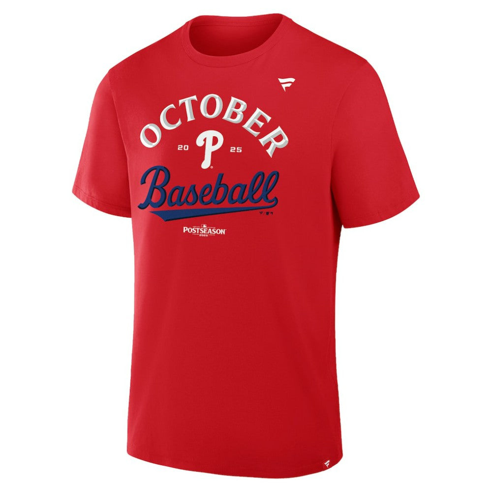 Philadelphia Phillies Fanatics 2025 MLB Postseason Locker Room T-Shirt | MLB Sale