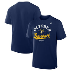 Milwaukee Brewers 2025 MLB Postseason Locker Room T-Shirt | MLB Discount