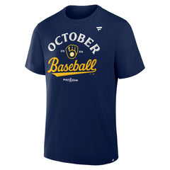 Milwaukee Brewers 2025 MLB Postseason Locker Room T-Shirt | MLB Discount