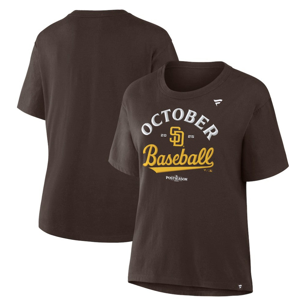 San Diego Padres  Women's 2025 MLB Postseason Locker Room T-Shirt | MLB US