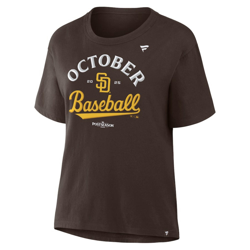 San Diego Padres  Women's 2025 MLB Postseason Locker Room T-Shirt | MLB US