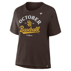 San Diego Padres  Women's 2025 MLB Postseason Locker Room T-Shirt | MLB US