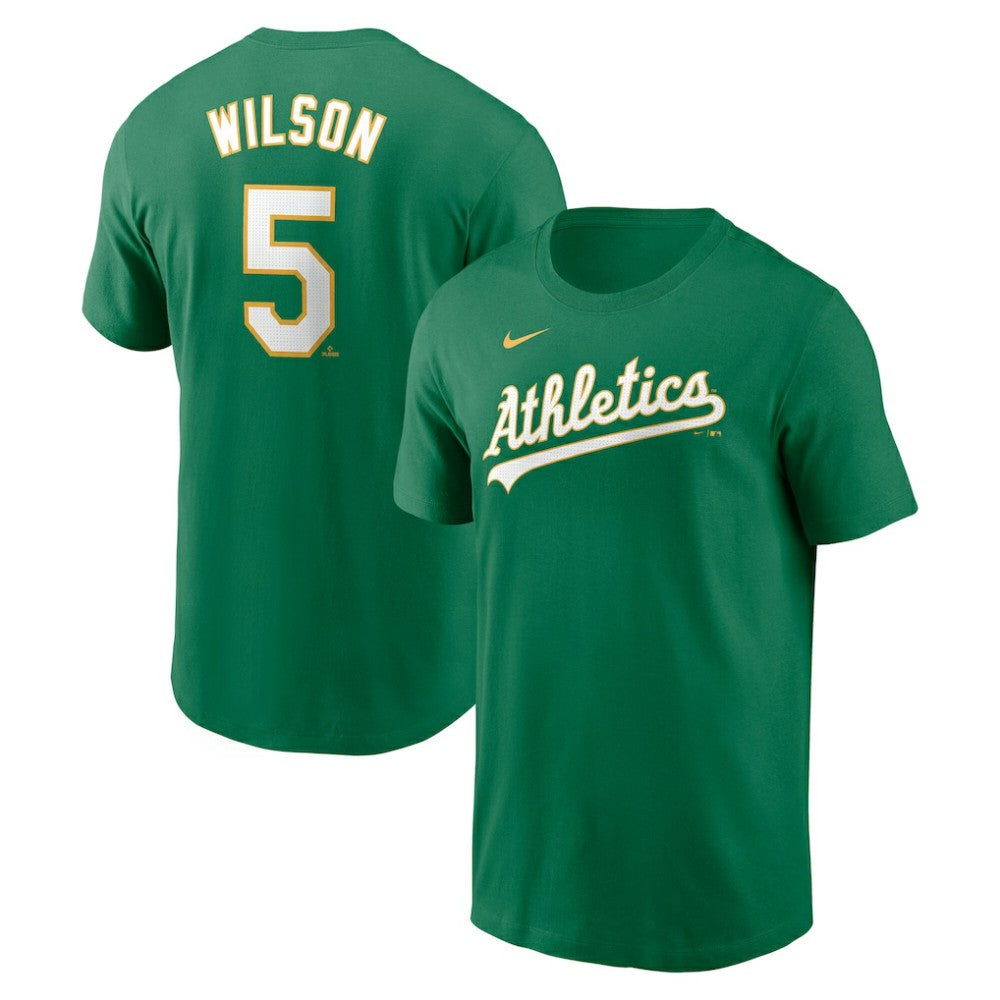 Jacob Wilson Athletics Nike Fuse Name & Number T-Shirt | MLB Online