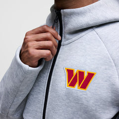 Washington Commanders Nike Tech Fleece Raglan Full-Zip Windrunner Hoodie