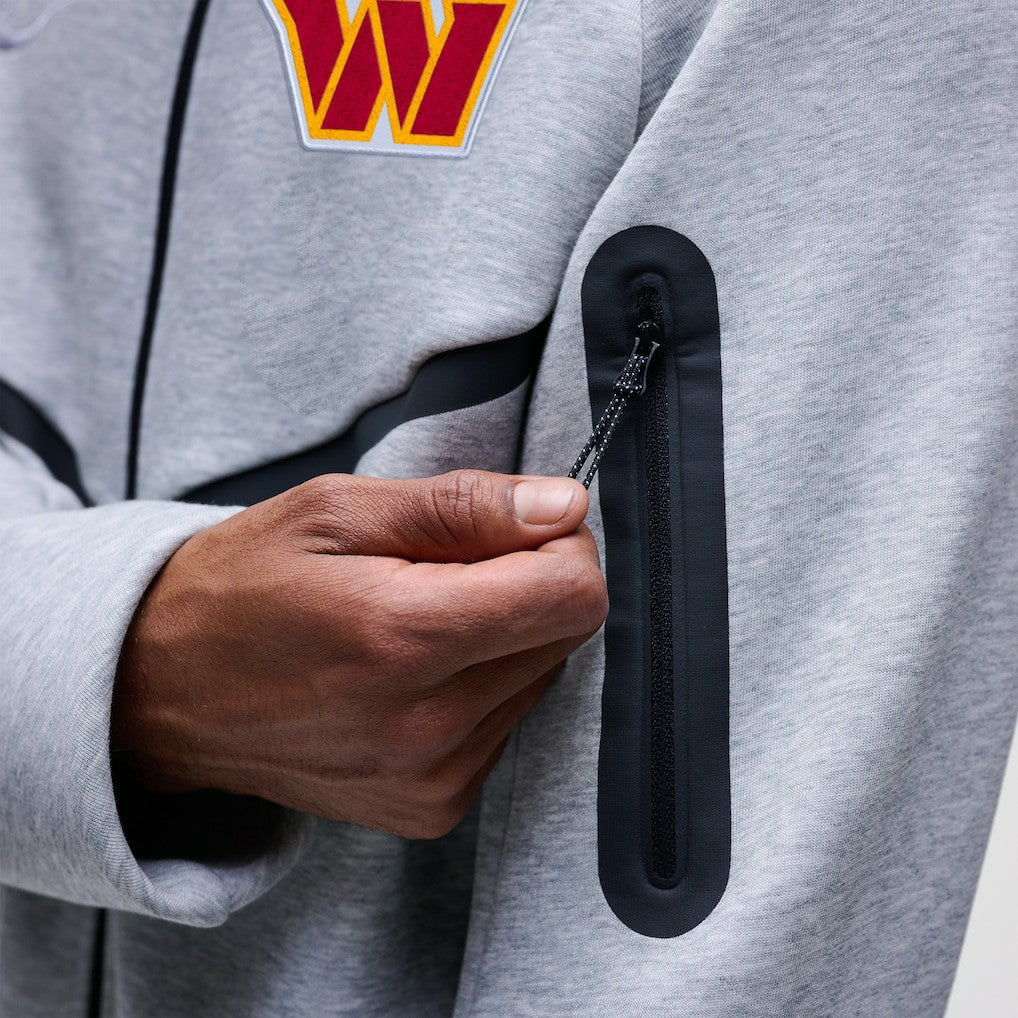 Washington Commanders Nike Tech Fleece Raglan Full-Zip Windrunner Hoodie