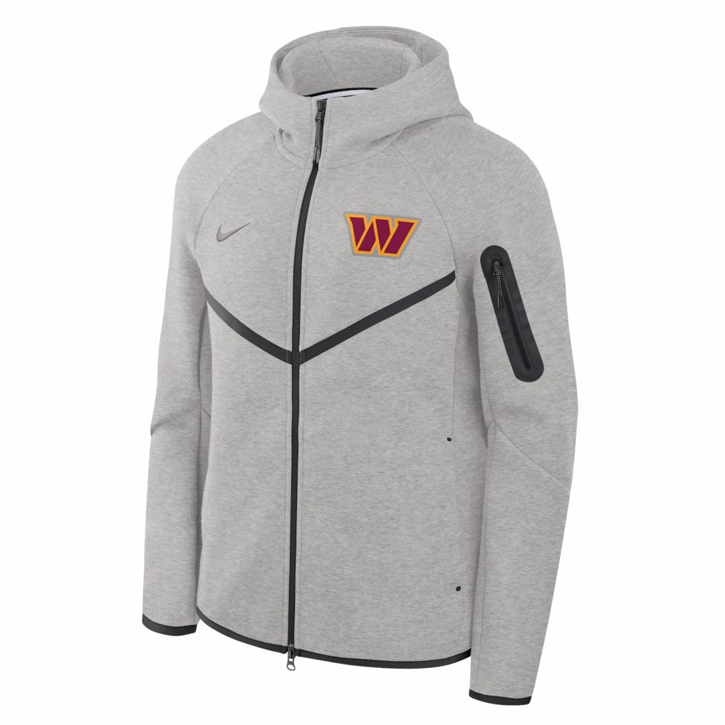 Washington Commanders Nike Tech Fleece Raglan Full-Zip Windrunner Hoodie