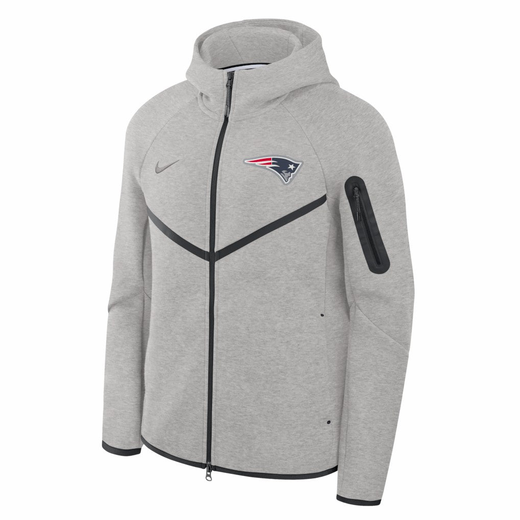 New England Patriots Nike Tech Fleece Raglan Full-Zip Windrunner Hoodie