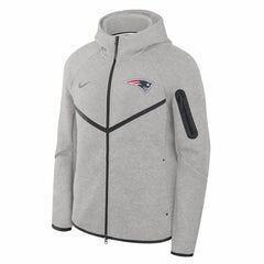 New England Patriots Nike Tech Fleece Raglan Full-Zip Windrunner Hoodie