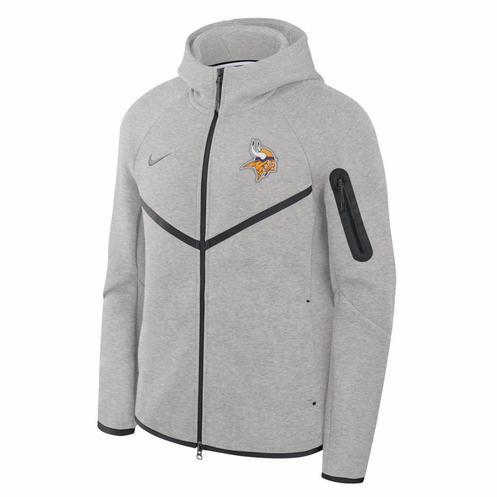Minnesota Vikings Nike Tech Fleece Raglan Full-Zip Windrunner Hoodie