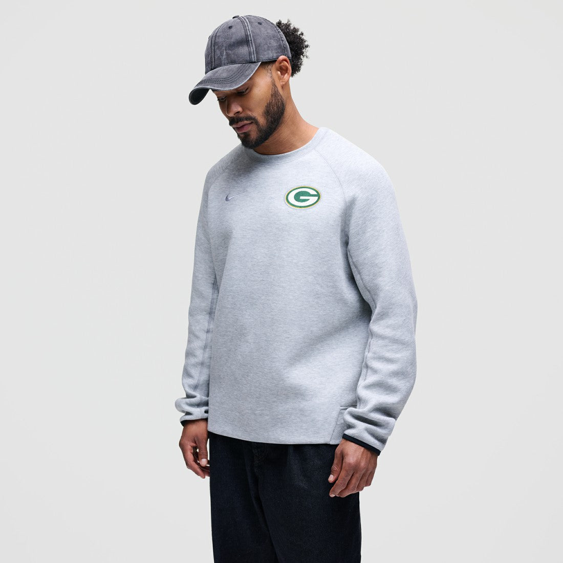 Green Bay Packers Nike Tech Fleece Raglan Sweatshirt