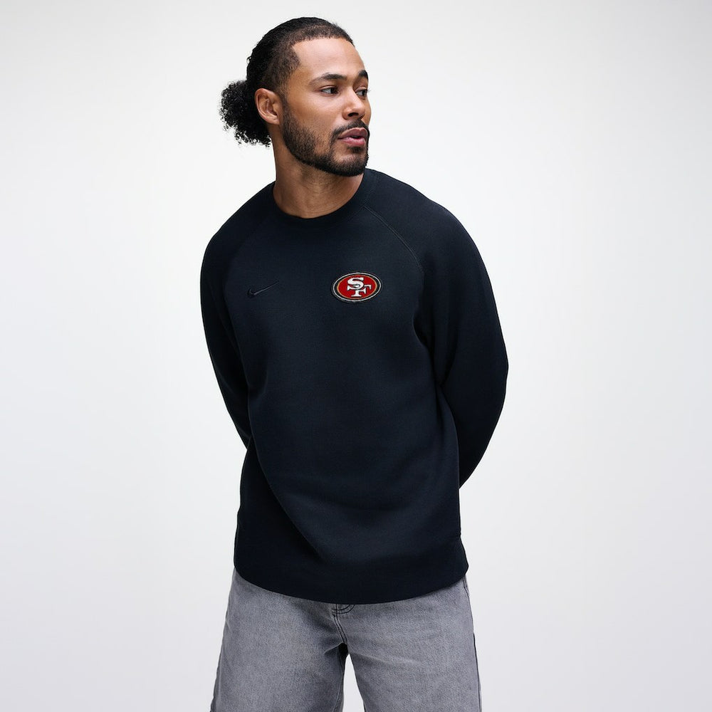 San Francisco 49ers Nike Tech Fleece Raglan Sweatshirt