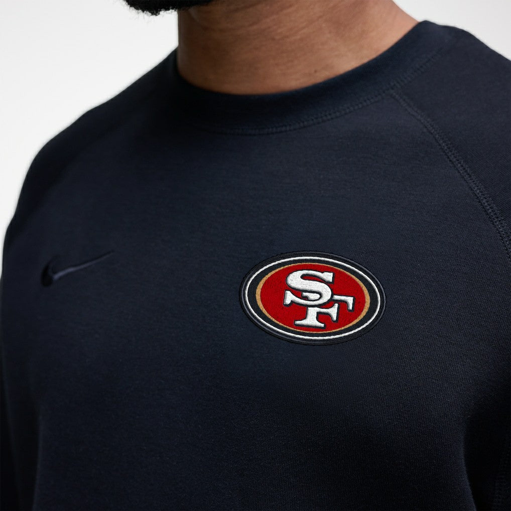 San Francisco 49ers Nike Tech Fleece Raglan Sweatshirt