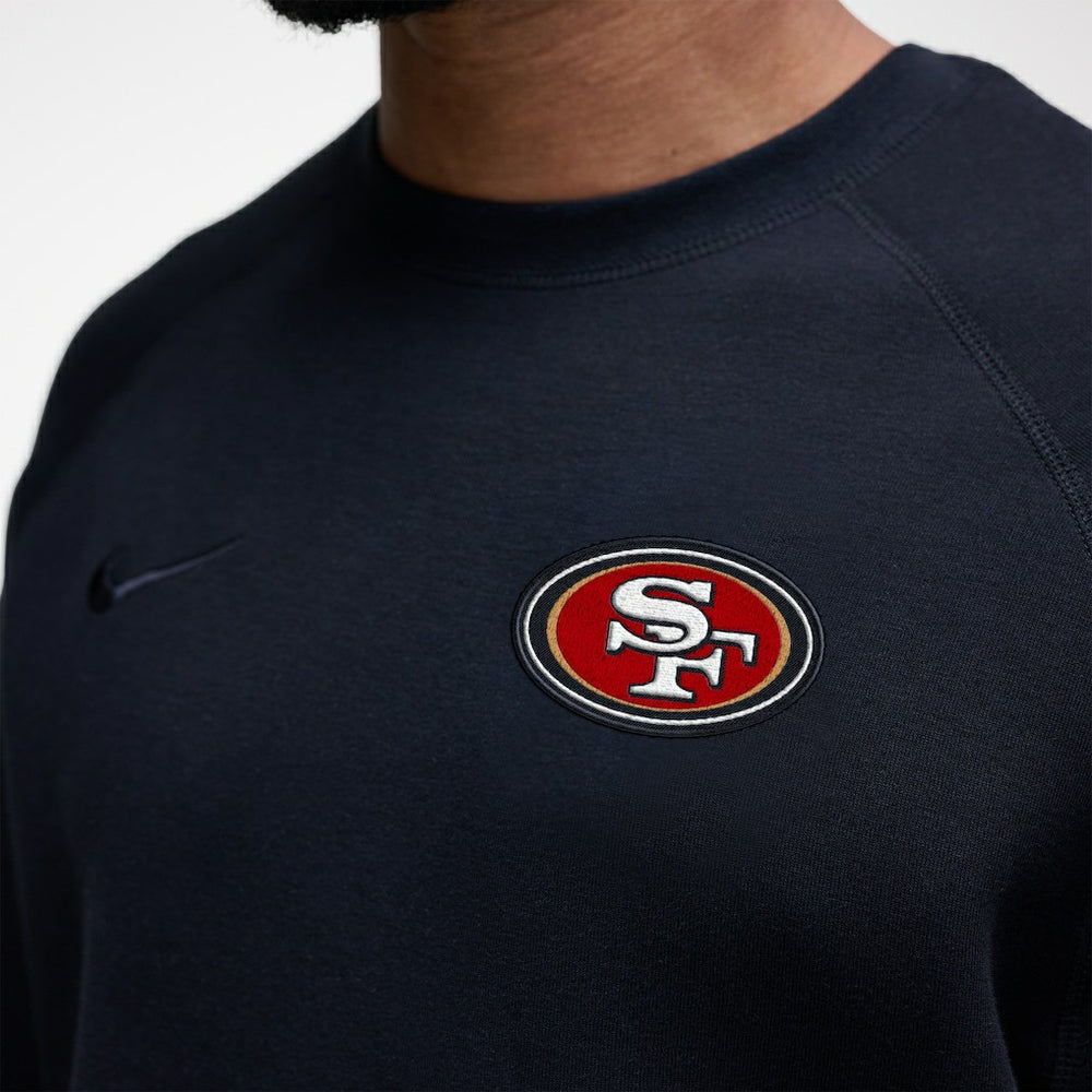 San Francisco 49ers Nike Tech Fleece Raglan Sweatshirt