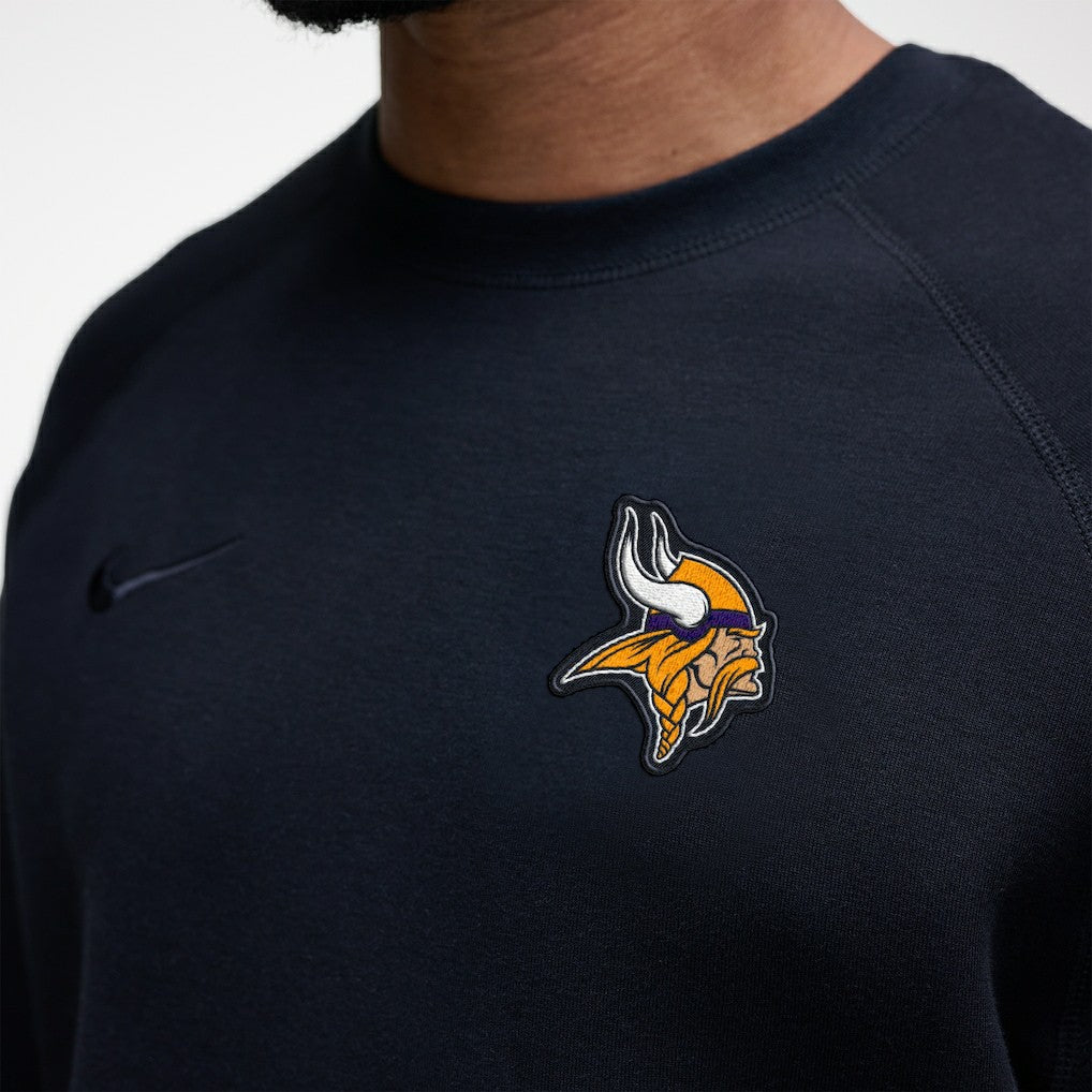 Minnesota Vikings Nike Tech Fleece Raglan Sweatshirt
