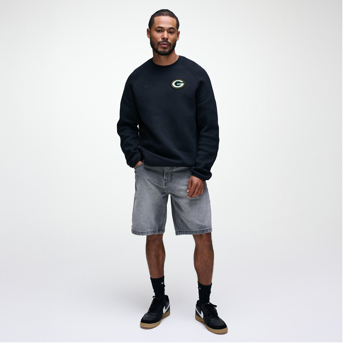 Green Bay Packers Nike Tech Fleece Raglan Sweatshirt