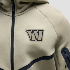 Washington Commanders Nike Tech Fleece Raglan Full-Zip Windrunner Hoodie