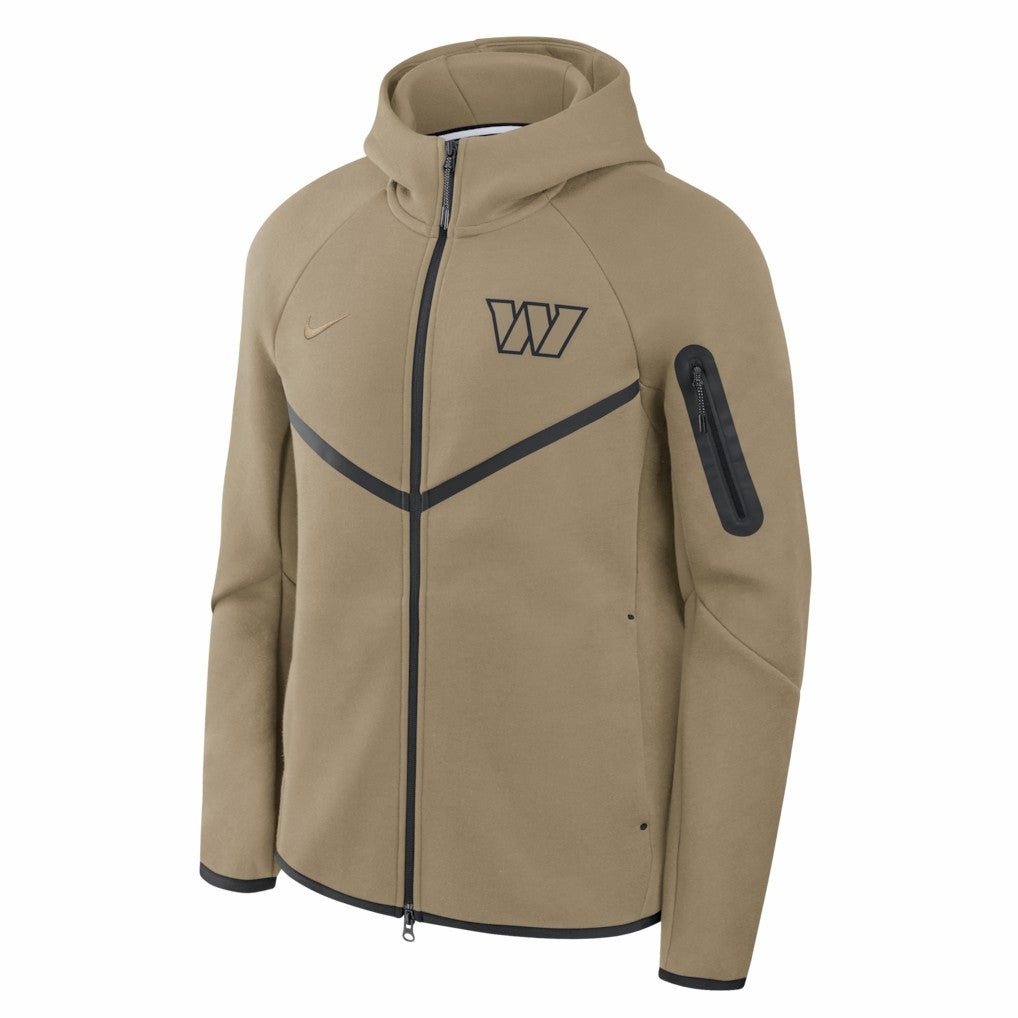 Washington Commanders Nike Tech Fleece Raglan Full-Zip Windrunner Hoodie