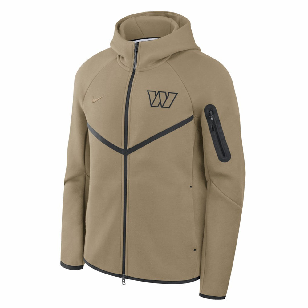 Washington Commanders Nike Tech Fleece Raglan Full-Zip Windrunner Hoodie