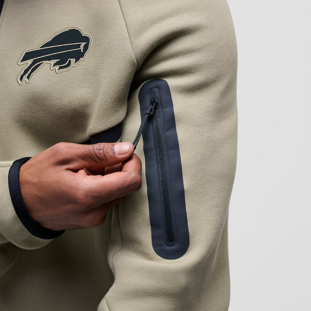 Buffalo Bills Nike Tech Fleece Raglan Full-Zip Windrunner Hoodie