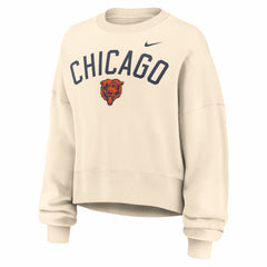 Chicago Bears Nike Women's Oversized High Hip Legacy Arch Phoenix Fleece Sweatshirt