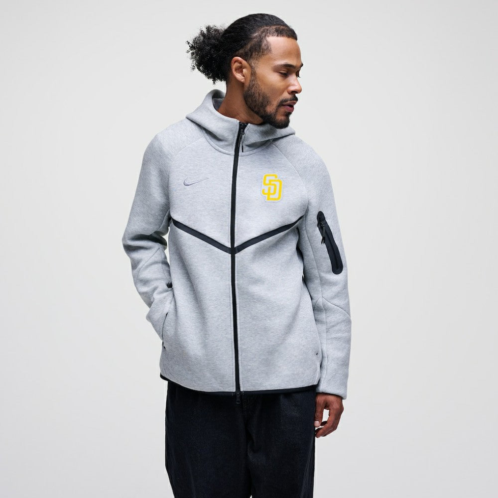 San Diego Padres Nike Tech Fleece Raglan Full-Zip Windrunner Hoodie | MLB Online