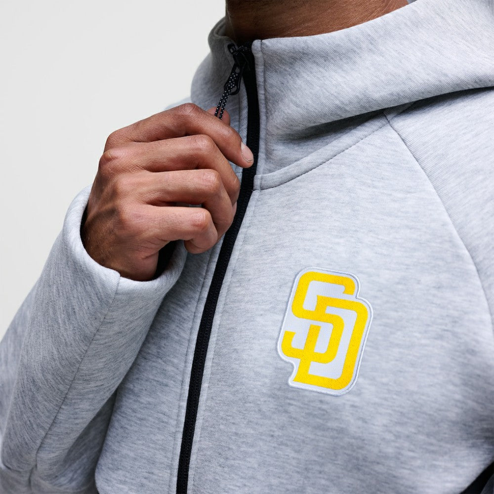 San Diego Padres Nike Tech Fleece Raglan Full-Zip Windrunner Hoodie | MLB Online