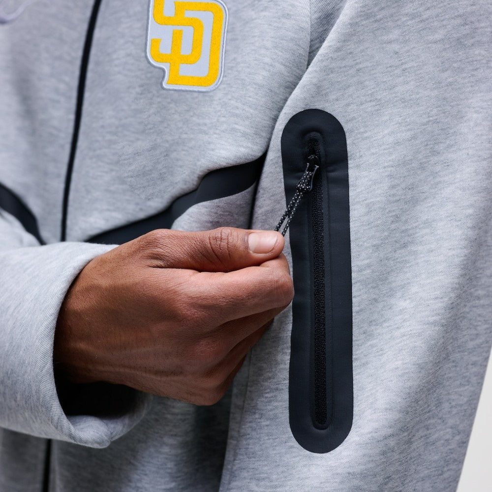 San Diego Padres Nike Tech Fleece Raglan Full-Zip Windrunner Hoodie | MLB Online