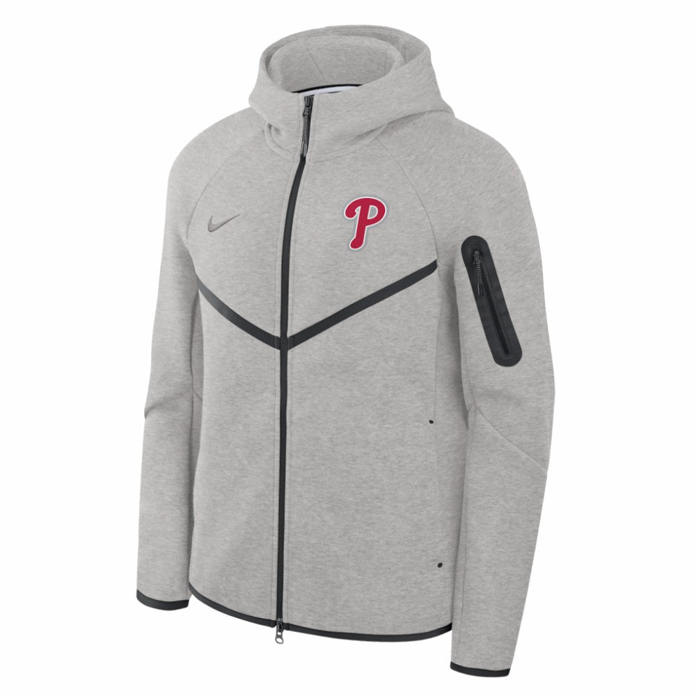 Philadelphia Phillies Nike Tech Fleece Raglan Full-Zip Windrunner Hoodie | MLB Discount
