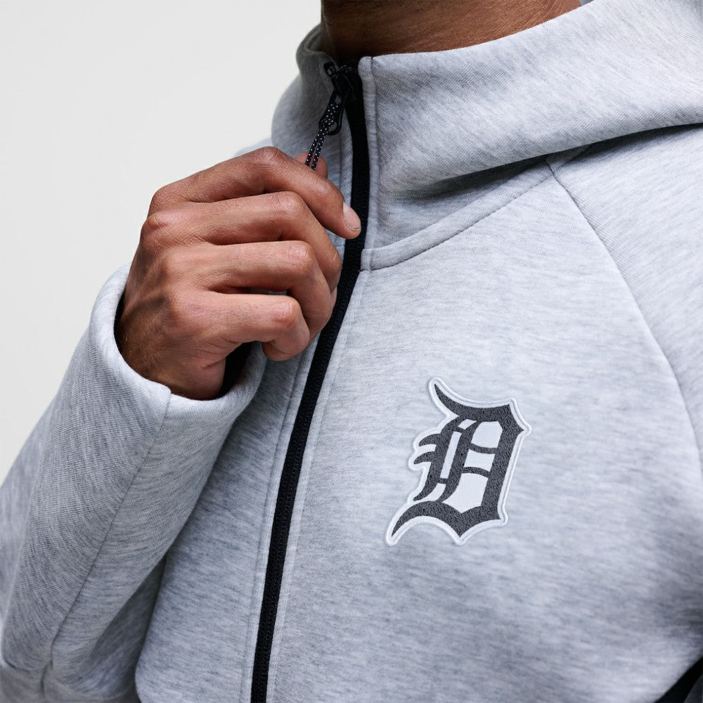 Detroit Tigers Nike Tech Fleece Raglan Full-Zip Windrunner Hoodie | MLB Online