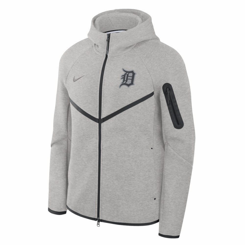 Detroit Tigers Nike Tech Fleece Raglan Full-Zip Windrunner Hoodie | MLB Online