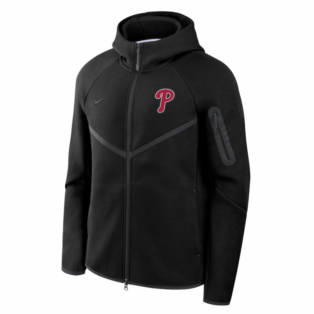 Philadelphia Phillies Nike Tech Fleece Raglan Full-Zip Windrunner Hoodie | MLB Shop